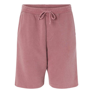 PRM50STPD Independent Trading Co. Pigment-Dyed Fleece Shorts Pigment Maroon