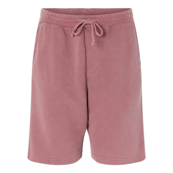 PRM50STPD Independent Trading Co. Pigment-Dyed Fleece Shorts Pigment Maroon