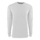 7451S Next Level Power Long Sleeve Pocket Crew White