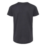 3413Y BELLA + CANVAS Youth Triblend Tee Solid Dark Grey Triblend