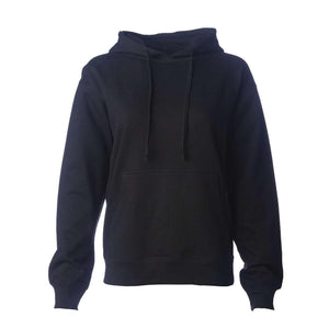 SS008 Independent Trading Co. Women's Midweight Hooded Sweatshirt Black