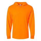 4930LSH Fruit of the Loom HD Cotton™ Jersey Hooded T-Shirt Safety Orange