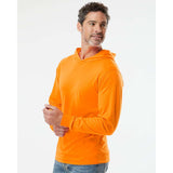 4930LSH Fruit of the Loom HD Cotton™ Jersey Hooded T-Shirt Safety Orange