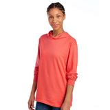 4930LSH Fruit of the Loom HD Cotton™ Jersey Hooded T-Shirt Sunset Coral