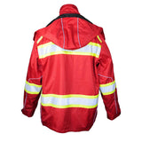 B300-303 Kishigo EV Series® Enhanced Visibility Premium Jacket Red/ Lime