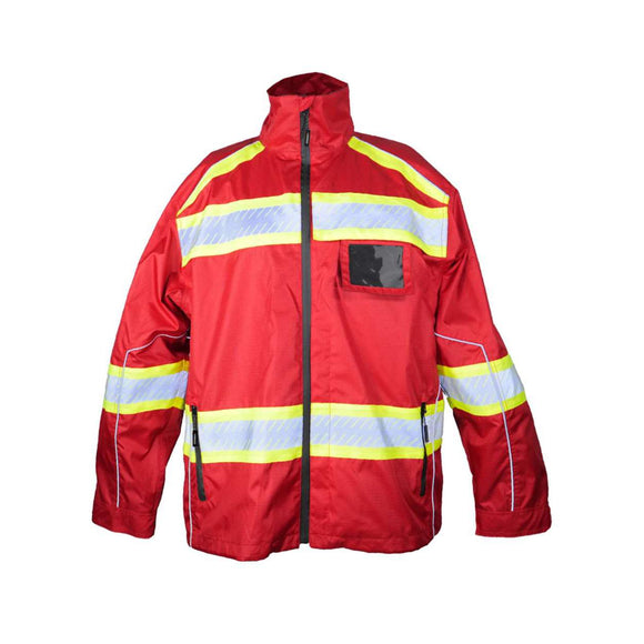 B300-303 Kishigo EV Series® Enhanced Visibility Premium Jacket Red/ Lime