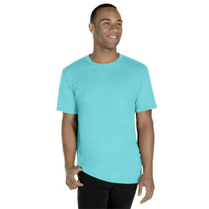 560MR JERZEES Premium Blend Ringspun Crewneck T-Shirt Simply Aqua Heather