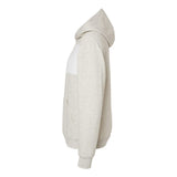 98CR JERZEES Nublend® Billboard Hooded Sweatshirt Oatmeal Heather/ White