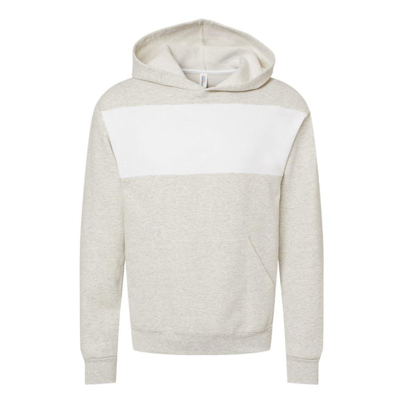 98CR JERZEES Nublend® Billboard Hooded Sweatshirt Oatmeal Heather/ White