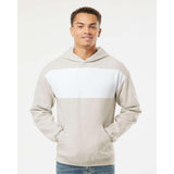 98CR JERZEES Nublend® Billboard Hooded Sweatshirt Oatmeal Heather/ White