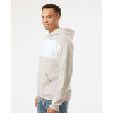 98CR JERZEES Nublend® Billboard Hooded Sweatshirt Oatmeal Heather/ White