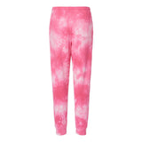 PRM50PTTD Independent Trading Co. Tie-Dyed Fleece Pants Tie Dye Pink