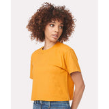 1580 Next Level Women's Ideal Crop Top Antique Gold