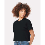 1580 Next Level Women's Ideal Crop Top Black