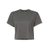 1580 Next Level Women's Ideal Crop Top Dark Grey