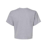 1580 Next Level Women's Ideal Crop Top Heather Grey