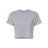 1580 Next Level Women's Ideal Crop Top Heather Grey