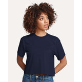 1580 Next Level Women's Ideal Crop Top Midnight Navy