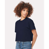 1580 Next Level Women's Ideal Crop Top Midnight Navy