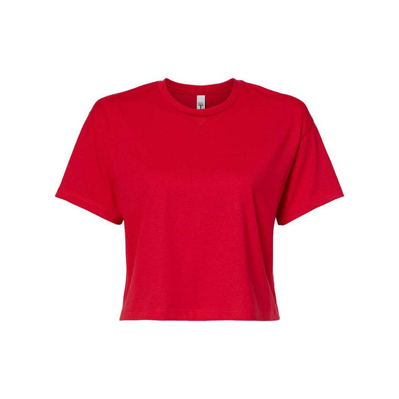 1580 Next Level Women's Ideal Crop Top Red