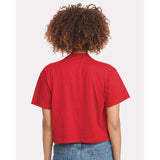 1580 Next Level Women's Ideal Crop Top Red