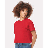 1580 Next Level Women's Ideal Crop Top Red