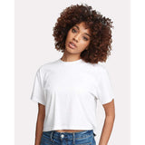 1580 Next Level Women's Ideal Crop Top White