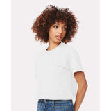 1580 Next Level Women's Ideal Crop Top White