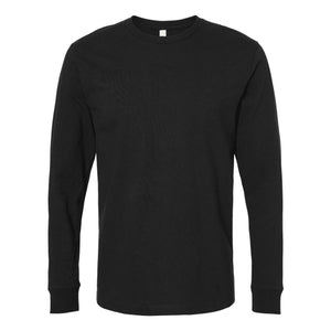 1801 Next Level Unisex Heavyweight Long Sleeve T-Shirt Black