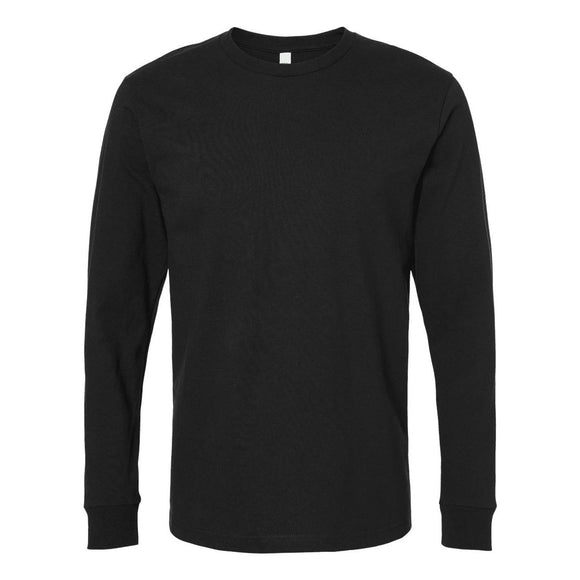 1801 Next Level Unisex Heavyweight Long Sleeve T-Shirt Black