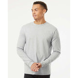 1801 Next Level Unisex Heavyweight Long Sleeve T-Shirt Heather Grey