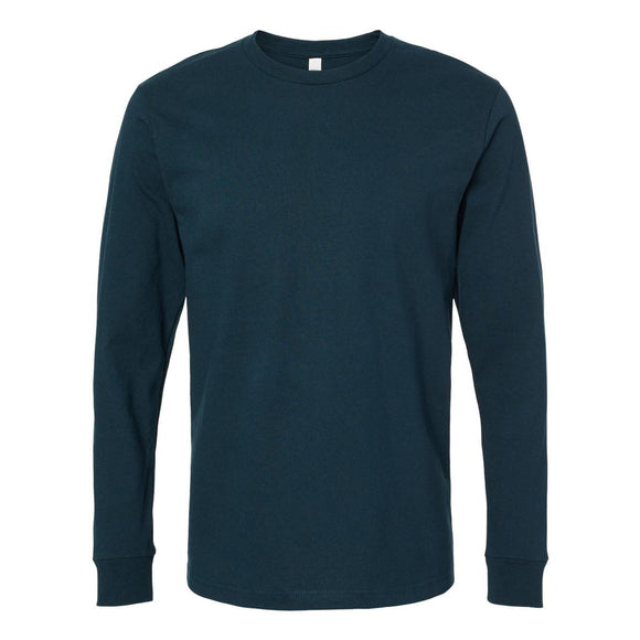 1801 Next Level Unisex Heavyweight Long Sleeve T-Shirt Midnight Navy