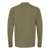 1801 Next Level Unisex Heavyweight Long Sleeve T-Shirt Military Green