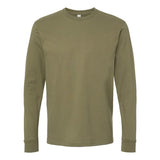 1801 Next Level Unisex Heavyweight Long Sleeve T-Shirt Military Green