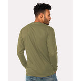 1801 Next Level Unisex Heavyweight Long Sleeve T-Shirt Military Green