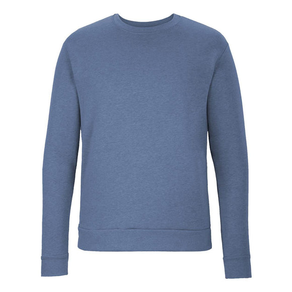 9002 Next Level Unisex Malibu Crewneck Sweatshirt Heather Bay Blue