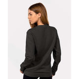 9002 Next Level Unisex Malibu Crewneck Sweatshirt Heather Black