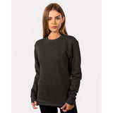 9002 Next Level Unisex Malibu Crewneck Sweatshirt Heather Black