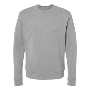 9002 Next Level Unisex Malibu Crewneck Sweatshirt Heather Grey