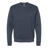 9002 Next Level Unisex Malibu Crewneck Sweatshirt Heather Midnight Navy