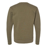 9002 Next Level Unisex Malibu Crewneck Sweatshirt Heather Military Green