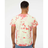 200CR Dyenomite Crystal Tie-Dyed T-Shirt Coral/ Soft Yellow