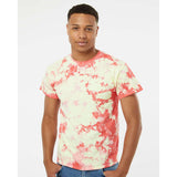 200CR Dyenomite Crystal Tie-Dyed T-Shirt Coral/ Soft Yellow