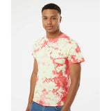 200CR Dyenomite Crystal Tie-Dyed T-Shirt Coral/ Soft Yellow