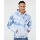 680VR Dyenomite Blended Hooded Tie-Dyed Sweatshirt Cloudy Sky Crystal