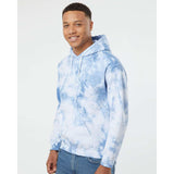 680VR Dyenomite Blended Hooded Tie-Dyed Sweatshirt Cloudy Sky Crystal