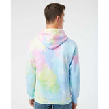 680VR Dyenomite Blended Hooded Tie-Dyed Sweatshirt Pastel Rainbow