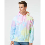 680VR Dyenomite Blended Hooded Tie-Dyed Sweatshirt Pastel Rainbow