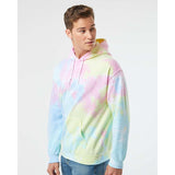 680VR Dyenomite Blended Hooded Tie-Dyed Sweatshirt Pastel Rainbow