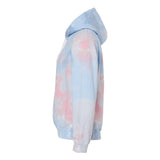 680VR Dyenomite Blended Hooded Tie-Dyed Sweatshirt Coral Dream